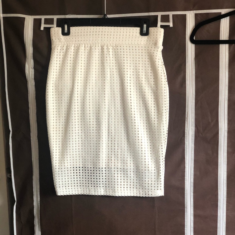 White skirt